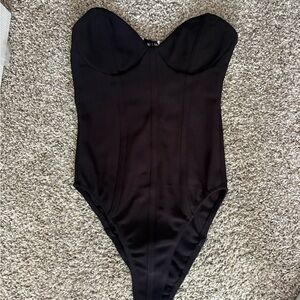 Princess Polly Black Kids Bodysuit